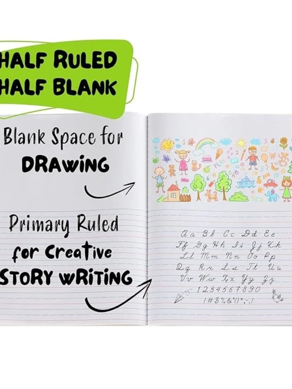Primary Composition Notebook Grades K-2 Primary Journal Grades Writing Drawing J